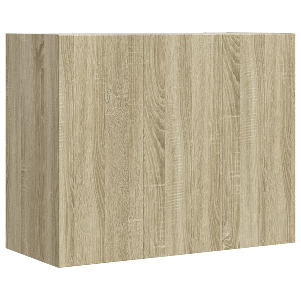 Seinäkaappi Sonoma-tammi 75x35x60 cm tekninen puu