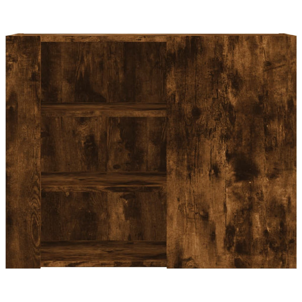 Seinäkaappi savutammi 75x35x60 cm tekninen puu