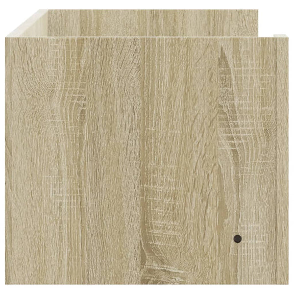 Seinähylly Sonoma-tammi 100x35x30,5 cm tekninen puu
