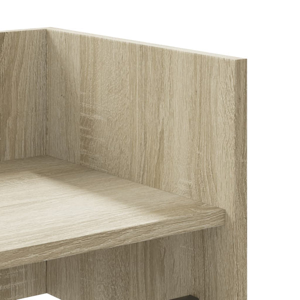 Seinähylly Sonoma-tammi 100x35x30,5 cm tekninen puu