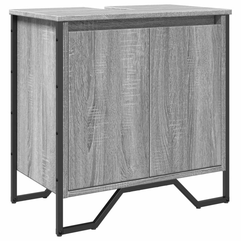 Harmaa pesuallaskaappi Robley 60x35x60cm (puinen)