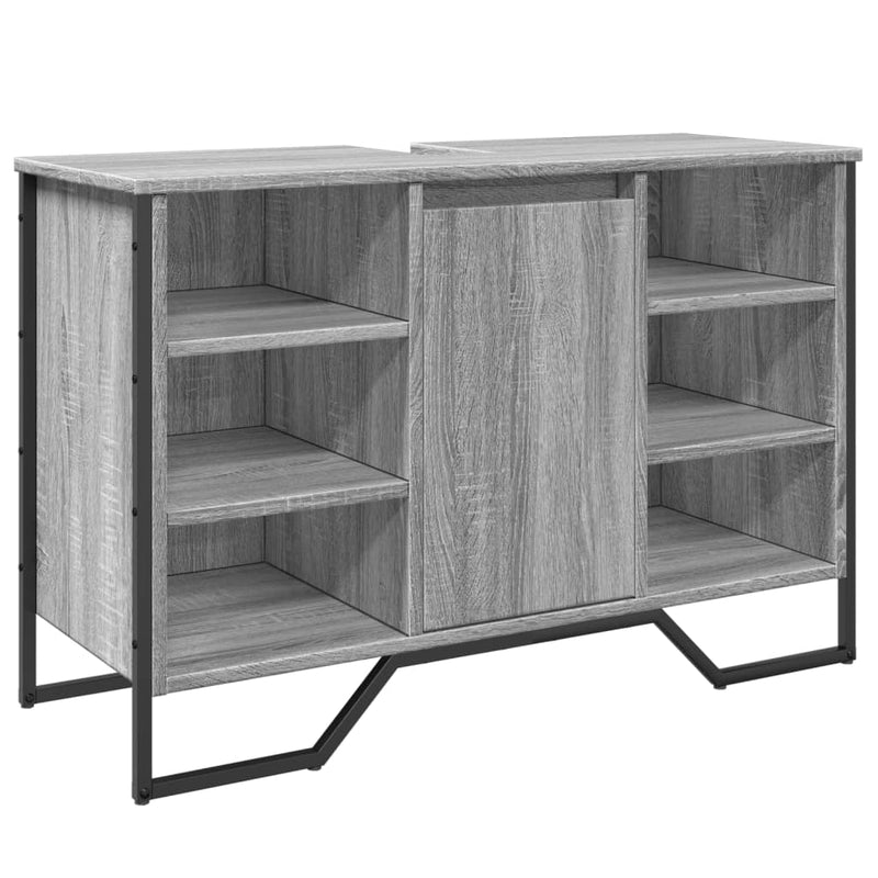 Harmaa pesuallaskaappi Albu 91x35x60cm (puinen)