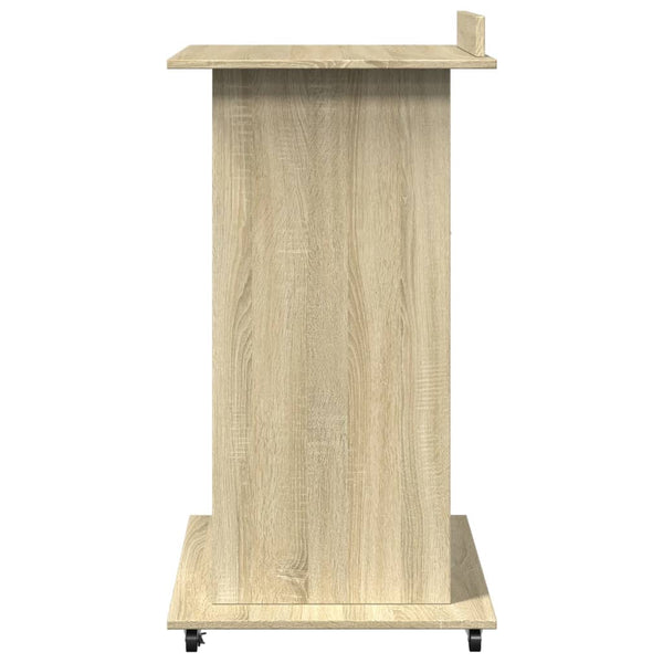 Tammi puhujan koroke pyörät/laatikko Ghican 55x55x107cm (puinen)