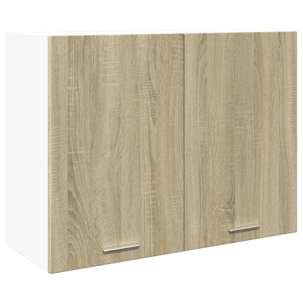 Seinäkaappi Sonoma tammi 80x31x60 cm lastulevy