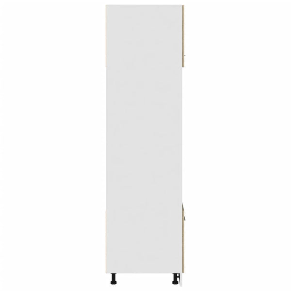 Mikroaaltouunin kaappi Sonoma-tammi 60x57x207 cm lastulevy