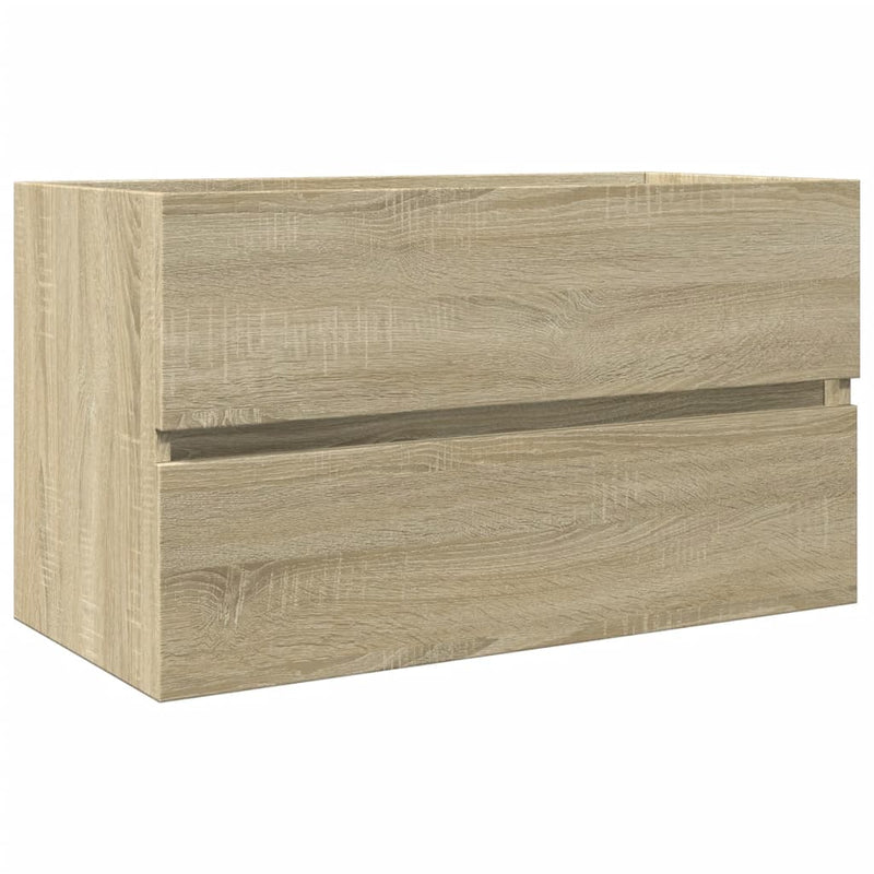 Sonoma tammi allaskaappi Portaru 80x38,5x45cm (lastulevy)
