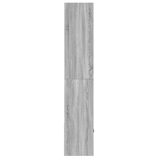 Kirjahylly harmaa Sonoma 70x36x189 cm tekninen puu