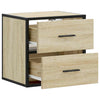 Sonoma oak seinäkaapit Messinger 40x31x39,5cm (2 kpl)
