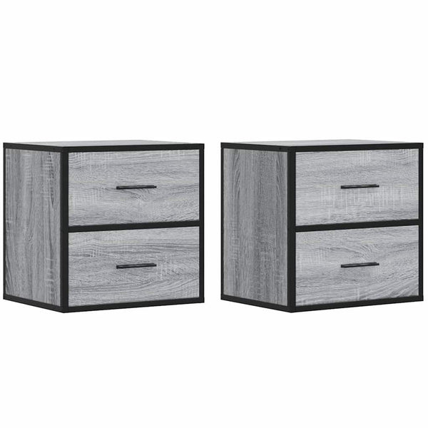 Harmaa seinäkaapit Messinger 40x31x39,5cm (2 kpl)