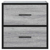 Harmaa seinäkaapit Messinger 40x31x39,5cm (2 kpl)