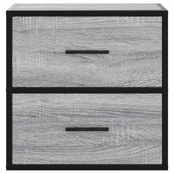 Harmaa seinäkaapit Messinger 40x31x39,5cm (2 kpl)