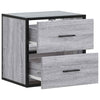 Harmaa seinäkaapit Messinger 40x31x39,5cm (2 kpl)