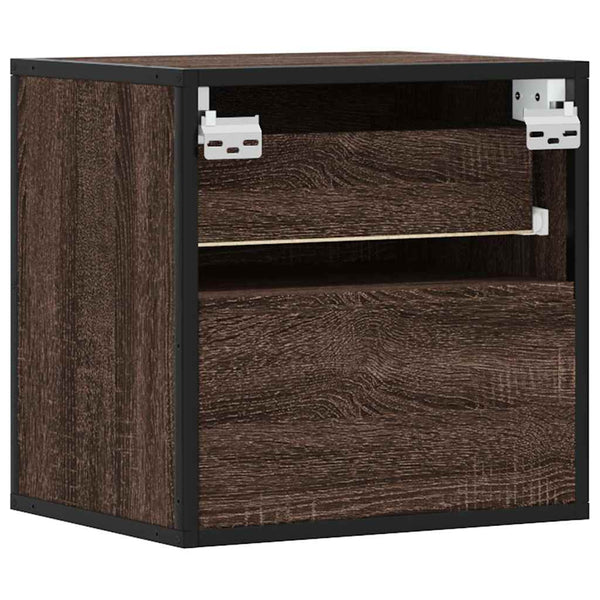 Ruskea tammi seinäkaapit Messinger 40x31x39,5cm (2 kpl)