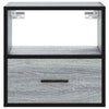 Harmaa seinäkaapit Toropu 40x31x39,5cm (2 kpl sonoma)