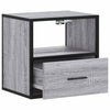 Harmaa seinäkaapit Toropu 40x31x39,5cm (2 kpl sonoma)