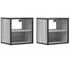 Harmaa sonoma seinäkaapit Constandache 40x31x39,5cm (2 kpl)