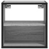 Harmaa sonoma seinäkaapit Constandache 40x31x39,5cm (2 kpl)