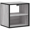Harmaa sonoma seinäkaapit Constandache 40x31x39,5cm (2 kpl)