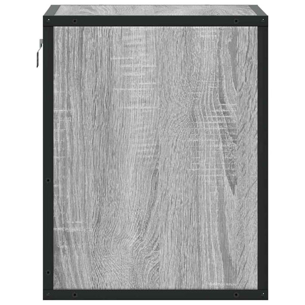 Harmaa sonoma seinäkaapit Constandache 40x31x39,5cm (2 kpl)