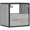 Harmaa sonoma seinäkaapit Constandache 40x31x39,5cm (2 kpl)