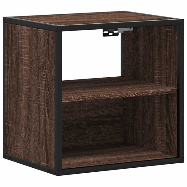 Ruskea tammi seinäkaapit Constandache 40x31x39,5cm (2 kpl)