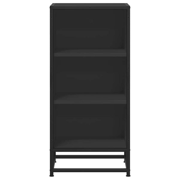 Musta senkki Velemir 35,5x35x76cm (suunniteltu puu ja metalli)