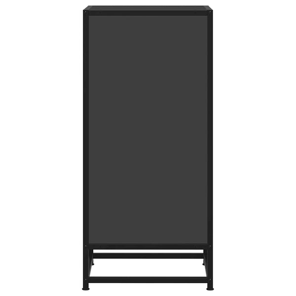 Musta senkki Velemir 35,5x35x76cm (suunniteltu puu ja metalli)