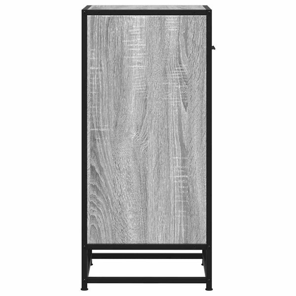 Harmaa senkki Elean 35,5x35x76cm (puinen ja metalli)