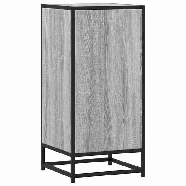 Harmaa senkki Elean 35,5x35x76cm (puinen ja metalli)