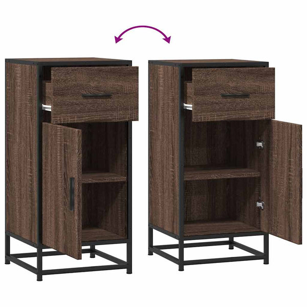 Ruskea senkki Khosrow 35,5x35x76cm (puinen)