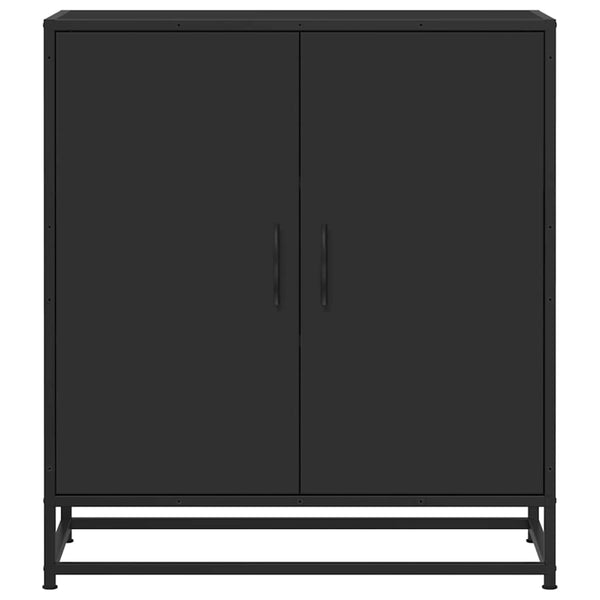 senkki musta 68x35x76 cm suunniteltu puu ja metalli