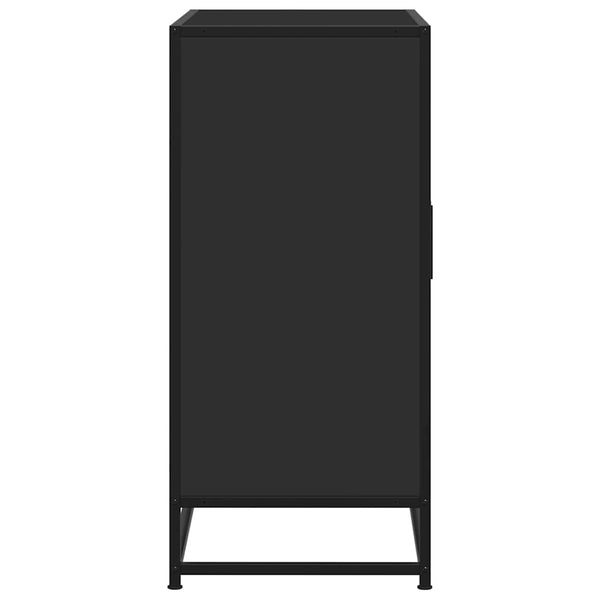 senkki musta 68x35x76 cm suunniteltu puu ja metalli