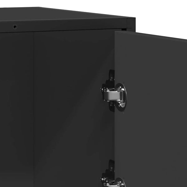 Senkki musta 68x35x76 cm tekninen puu