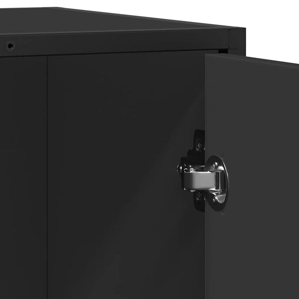 Senkki musta 62x35x76 cm tekninen puu