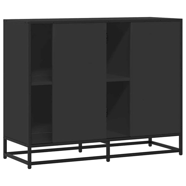 Musta senkki Hollo 92x35x76cm (puinen)