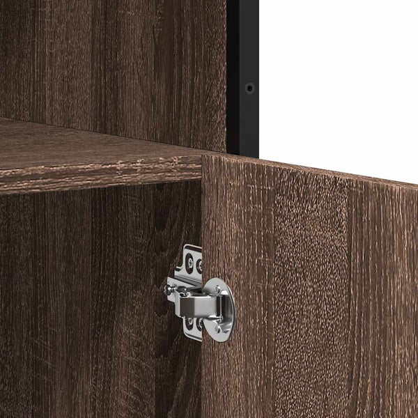 Ruskea senkki Minda 100x35x76cm (puinen)