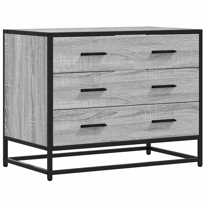 Harmaa laatikosto Erdenta 70x41x56cm (puinen)