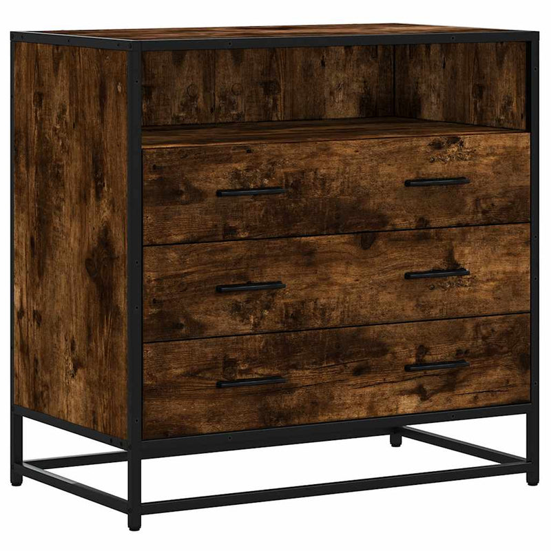 Savustettu tammi laatikkokaappi Duliga 70x41x70cm (engineered wood)