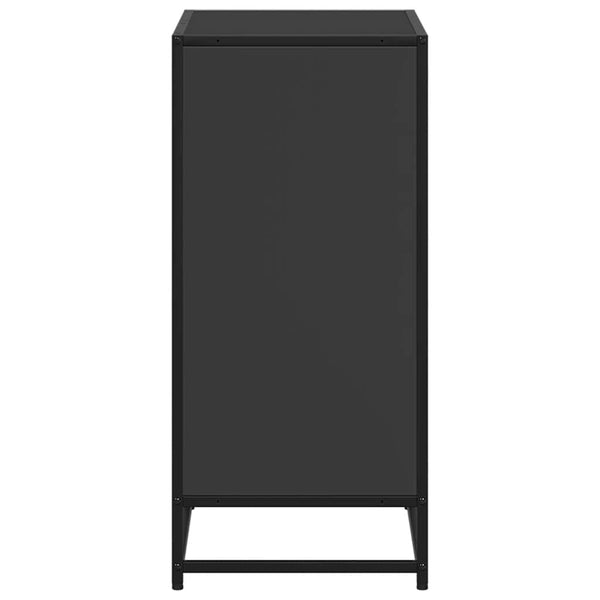 Musta kirjahylly Adalber 60x30x71,5cm (lastulevy)