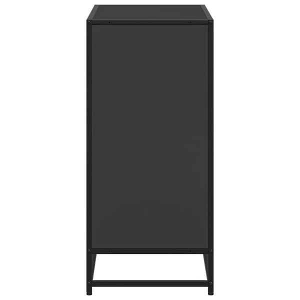 Musta kirjahylly Adalber 80,5x35x76cm (lastulevy)