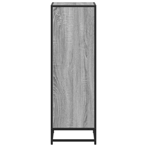 Harmaa kirjakaappi Adalber 40x35x107,5cm (engineered wood)