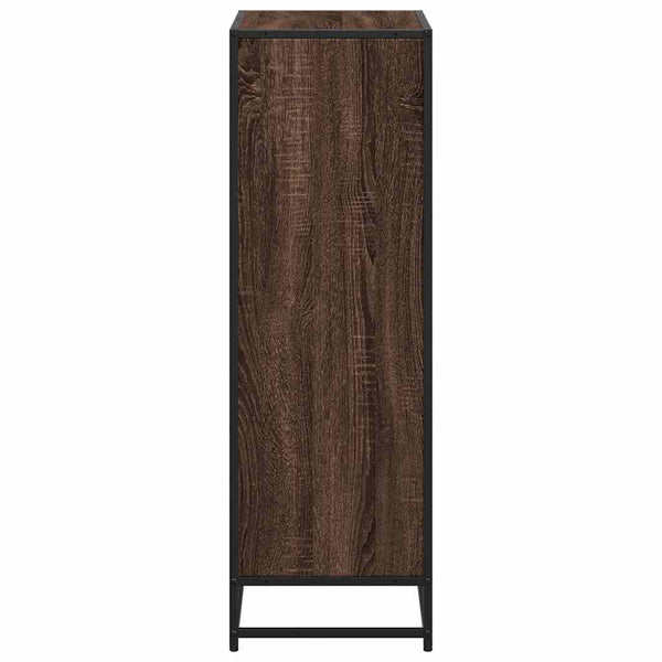 Ruskea kirjakaappi Adalber 60x35x107,5cm (tammi engineered wood)