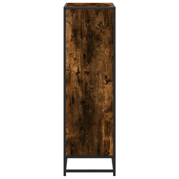 Savustettu tammi kirjakaappi Romilia 65,5x33x107,5cm (puinen)