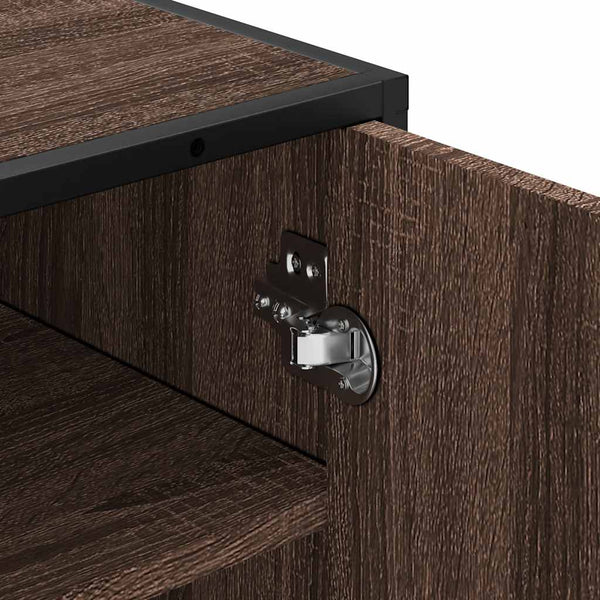 Ruskea kenkäteline Zodi 48x38x97,5cm (tammi, puinen)