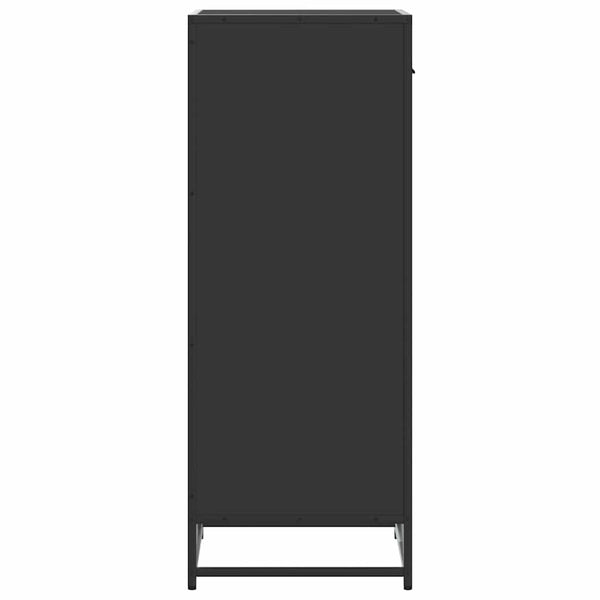 Kenkäteline musta 48x38x97,5 cm tekninen puu