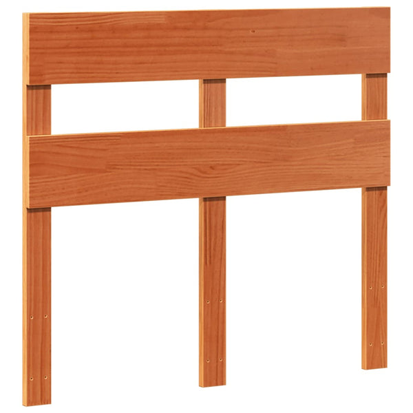 Sänky ilman patjaa vahanruskea 100x200 cm täysi mänty