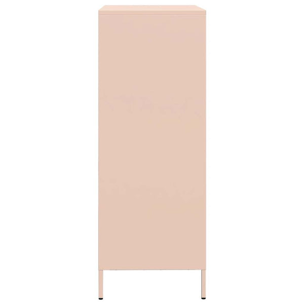 Kaappi pinkki 68x39x101,5 cm teräs