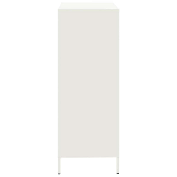 Kaappi valkoinen 68x39x101,5 cm teräs