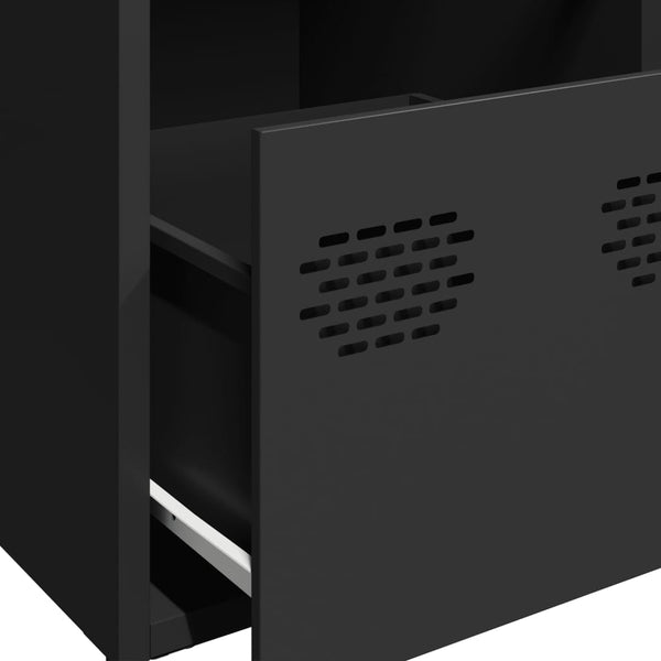 Senkki musta 68x39x73,5 cm kylmävalssattu teräs