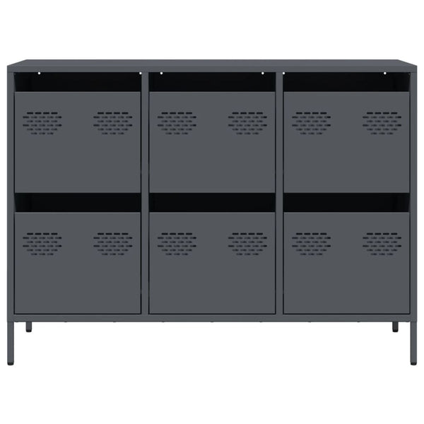 Antrasiitti senkki Lcian 101,5x39x73,5cm (kylmävalssattu teräs)